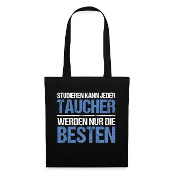 Tout le monde peut étudier - Diver Edition - Sac en tissu - noir - Devant