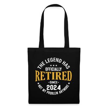 La légende a officiellement pris sa retraite en 2024 Pas mon - Sac en tissu - noir - Devant