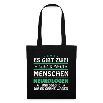 Cadeau de neurologue - Deux types de... Concevoir - Sac en tissu - noir - Devant