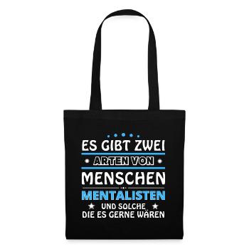 Mentalisten Geschenk - zwei Arten von... Design - Stoffbeutel - Schwarz - Vorne