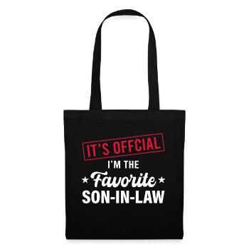 Favorite son in law mother in law or father in law - Tote Bag - black - Front