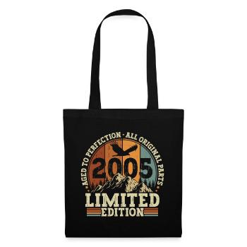 Vintage 2005 Vintage Cadeau D’anniversaire Rétro - Sac en tissu - noir - Devant