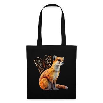 Mangouste - Sac en tissu - noir - Devant