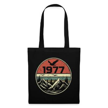 Vintage 1977 Classic 1977 Retro 1977 Gift 1977 - Tote Bag - black - Front
