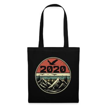 Vintage 2020 Classic 2020 Retro 2020 Gift 2020 - Tote Bag - black - Front
