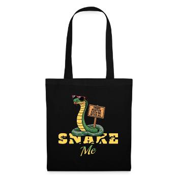 Snake hunter, catch me! - Tote Bag - black - Front