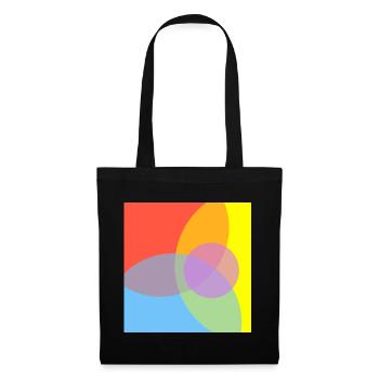 Colour Play Pattern - Tote Bag - black - Front