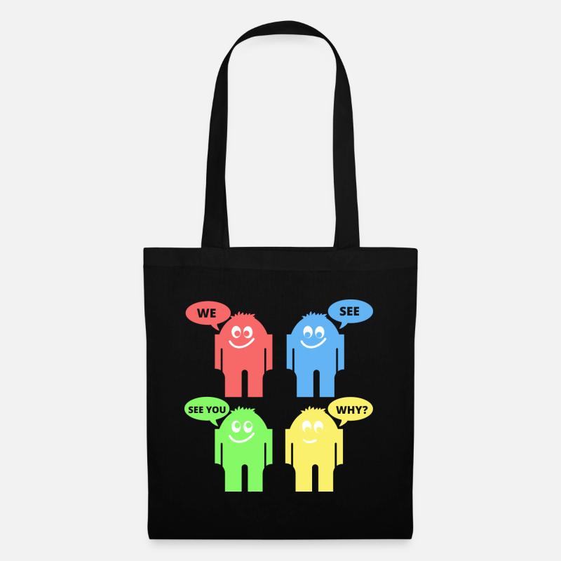 Funny Men - Tote Bag - black