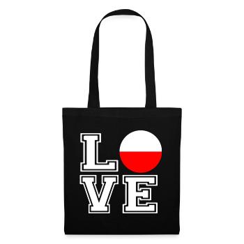 Love Poland / Love Poland Country Countries - Tote Bag - black - Front