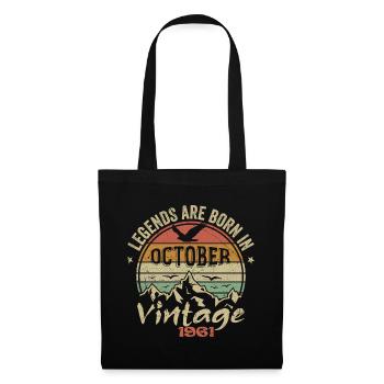 Génial Depuis Octobre 1961 - Cadeau Octobre 1961 - Sac en tissu - noir - Devant