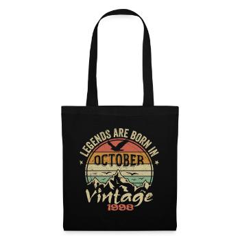 Awesome Since October 1998 - October 1998 Gift - Tote Bag - black - Front