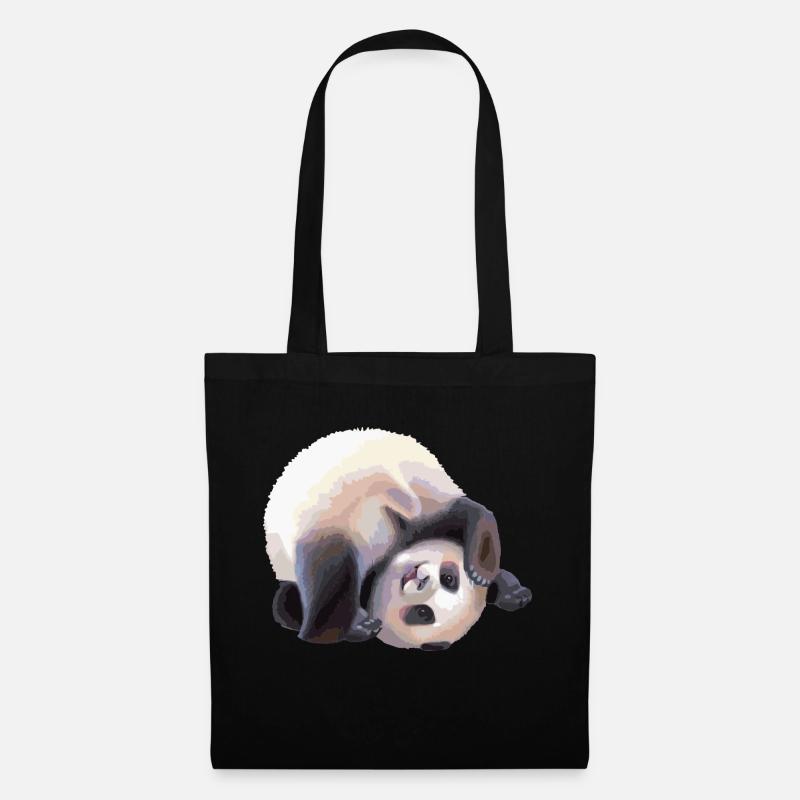Panda - Tote Bag - black