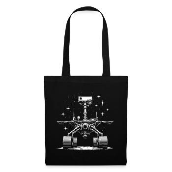 Mars Rover - Cool Space Design - Tote Bag - black - Front