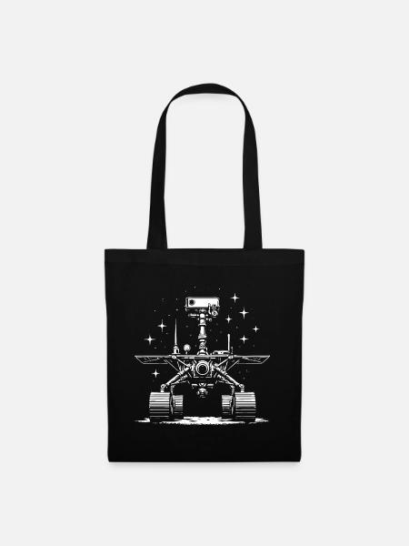 Mars Rover - Cooles Weltraum Design - Stoffbeutel - Schwarz