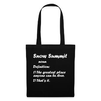 Snow Summit Souvenir Snow Summit Ski Resort - Tote Bag - black - Front