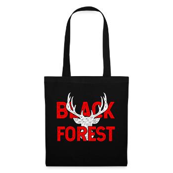 Black Forest for Black Shirts - Stoffbeutel - Schwarz - Vorne