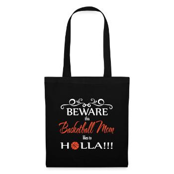 Basketball Mom Beware - Tote Bag - black - Front