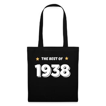 Das Beste von 1938 - Stoffbeutel - Schwarz - Vorne