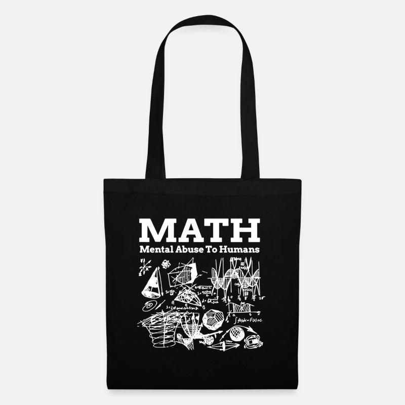 Math Mental Abuse to Humans - Tote Bag - black