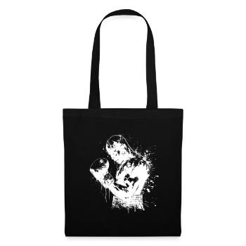 Boxe Arts martiaux Boxer Boxe Combat Knock Out - Sac en tissu - noir - Devant