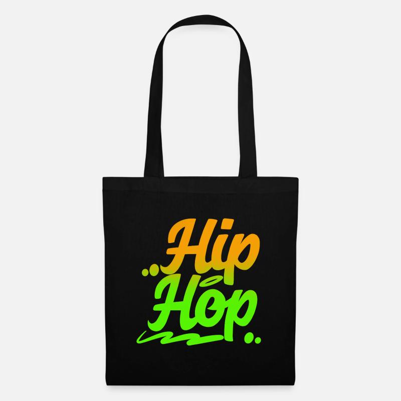 Hip Hop - Stoffbeutel - Schwarz