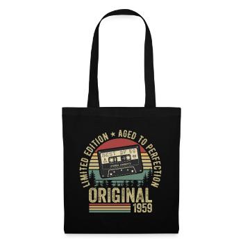 1959 Millésime 1959 Anniversaire 1959 Rétro - Sac en tissu - noir - Devant