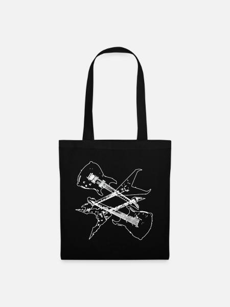 Kompositionsdesign für E-Gitarren - Stoffbeutel - Schwarz