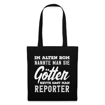 Dieux Reporter Disant Journaliste Profession - Sac en tissu - noir - Devant