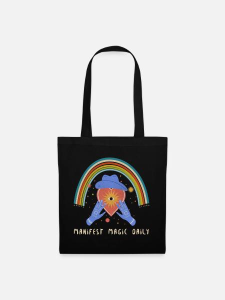 Manifest_magic_daily - Stoffbeutel - Schwarz
