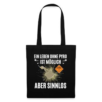 Spécialiste en pyro - Sac en tissu - noir - Devant