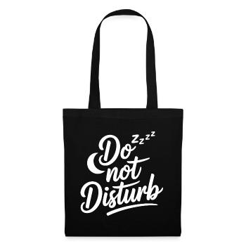 Do Not Disturb Sloth Anti Social - Tote Bag - black - Front
