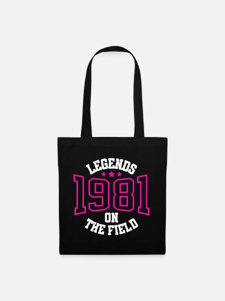 Legends 1981 on the Field - Stoffbeutel - Schwarz