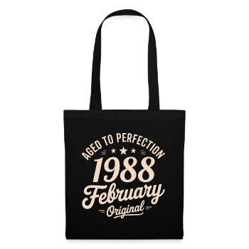 Février 1988 - February 1988 - Tote Bag - black - Front