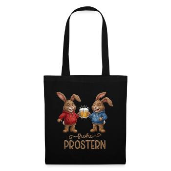 Merry Proster Bunny Beer Easter Bunny Proster Bunny - Tote Bag - black - Front