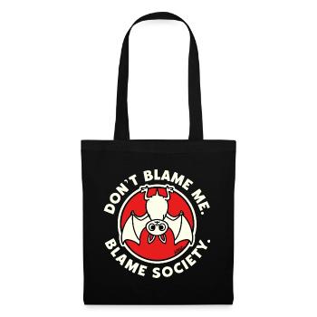 Ne me blâmez pas, Société des Chauves-souris - Sac en tissu - noir - Devant