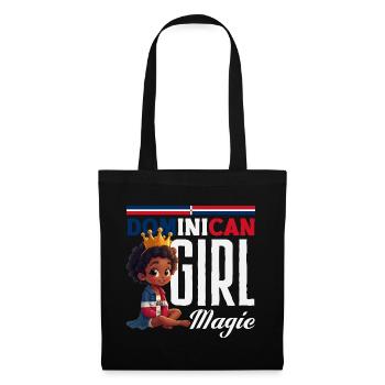 Drapeau de la République dominicaine Dom Rep Pride - Sac en tissu - noir - Devant