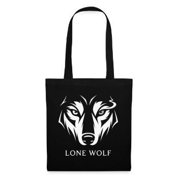 LONE WOLF - Stoffbeutel - Schwarz - Vorne