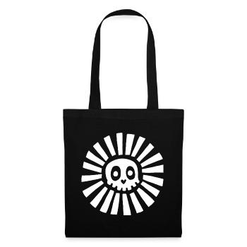 White Sunny Skull - Tote Bag - black - Front
