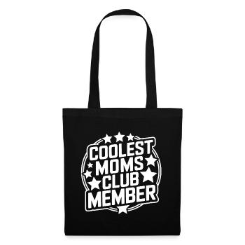 Coolest Moms Club Member - Stoffbeutel - Schwarz - Vorne