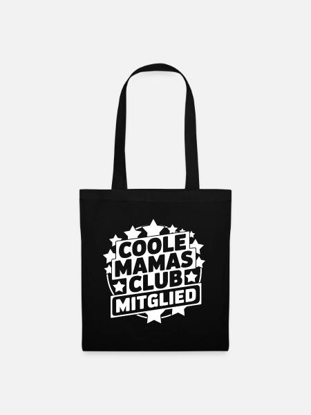 Cooler Mamas Club Mitglied - Stoffbeutel - Schwarz