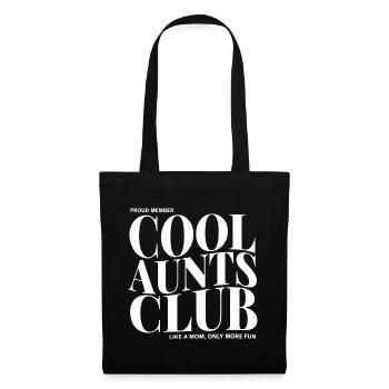 Club des tantes cool - Sac en tissu - noir - Devant