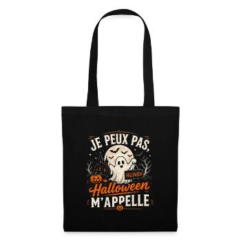 Je peux pas, Halloween m'appelle - Sac en tissu - noir - Devant