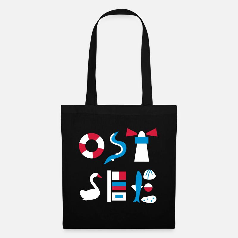 Baltique - Sac en tissu - noir