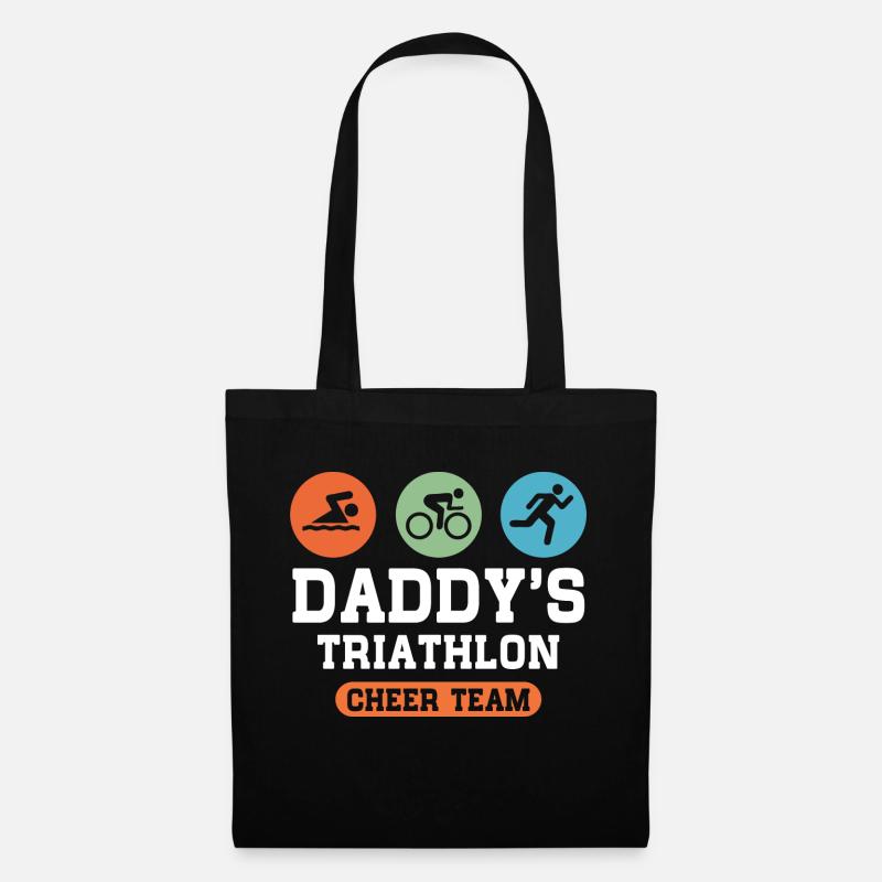 Triathlon Daddy - Stoffbeutel - Schwarz