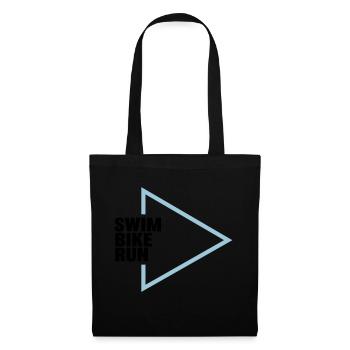 Swim Bike Run Triathlon - Tote Bag - black - Front
