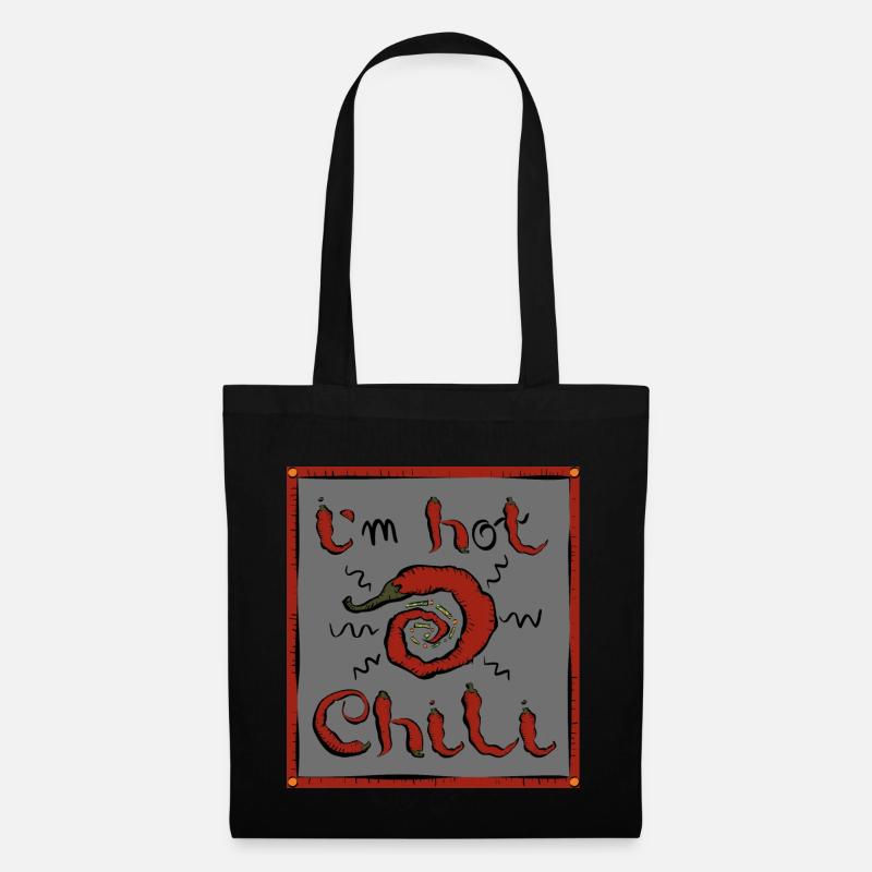 Chili - Stoffbeutel - Schwarz