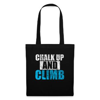 Chemise d'escalade et de bloc - Chalk Up and Climb - Sac en tissu - noir - Devant