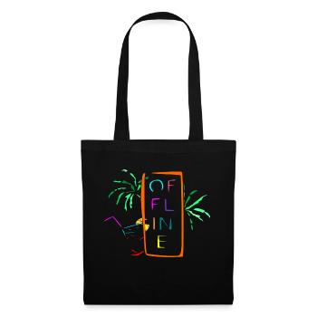 offline multicolor - Tote Bag - black - Front