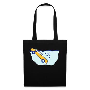 Diving Car - Stoffbeutel - Schwarz - Vorne