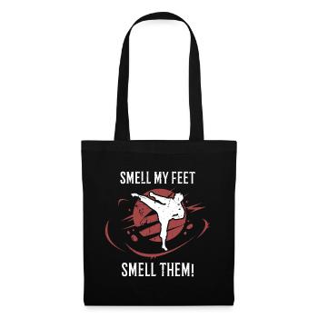 Sentez mes pieds sentez-les - Sac en tissu - noir - Devant